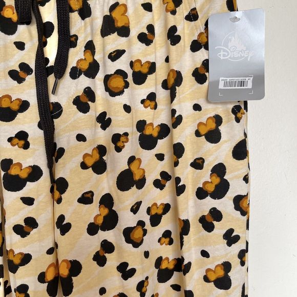 Minnie Mouse Womens Size Small Lounge Wear Pants Animal Print Disney Sleepwear - Picture 5 of 12